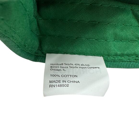 Hornitos Green Canvas Baseball Cap Cotton One Size Adjustable Shot Worth Taking - Picture 7 of 7